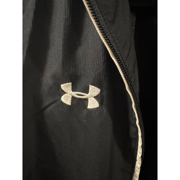 Under Armour Windbreaker Men's Size Large Black Full Zip Long Sleeve Outdoor - Picture 4 of 5